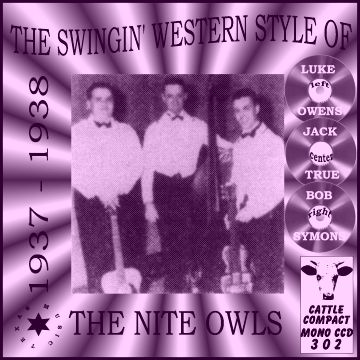 The Nite Owls - The Swingin' Western Style Of The Night Owls = Cattle CCD 302